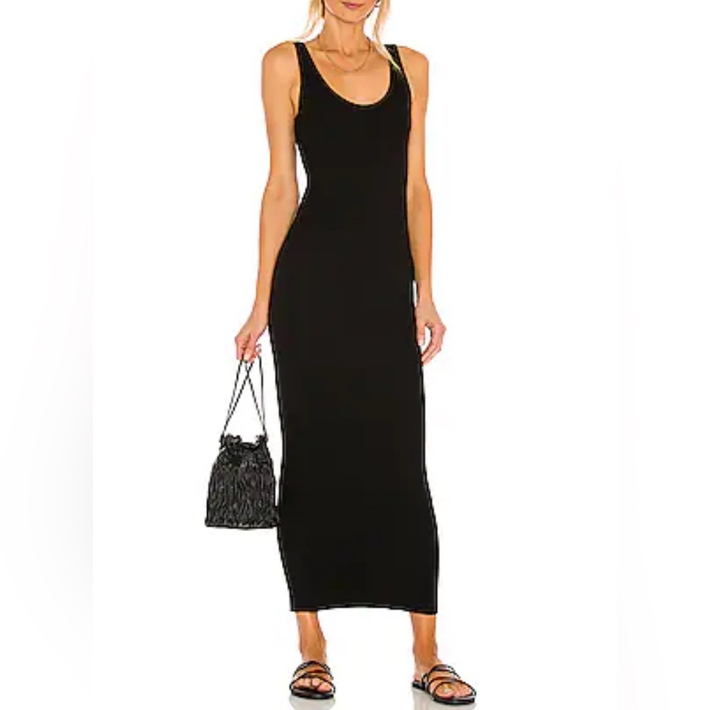 Stateside Máxi‎ Boatneck  Dress Black Size S